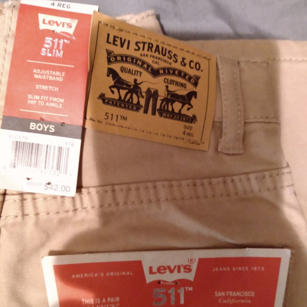 boy's size 4 levi's 511